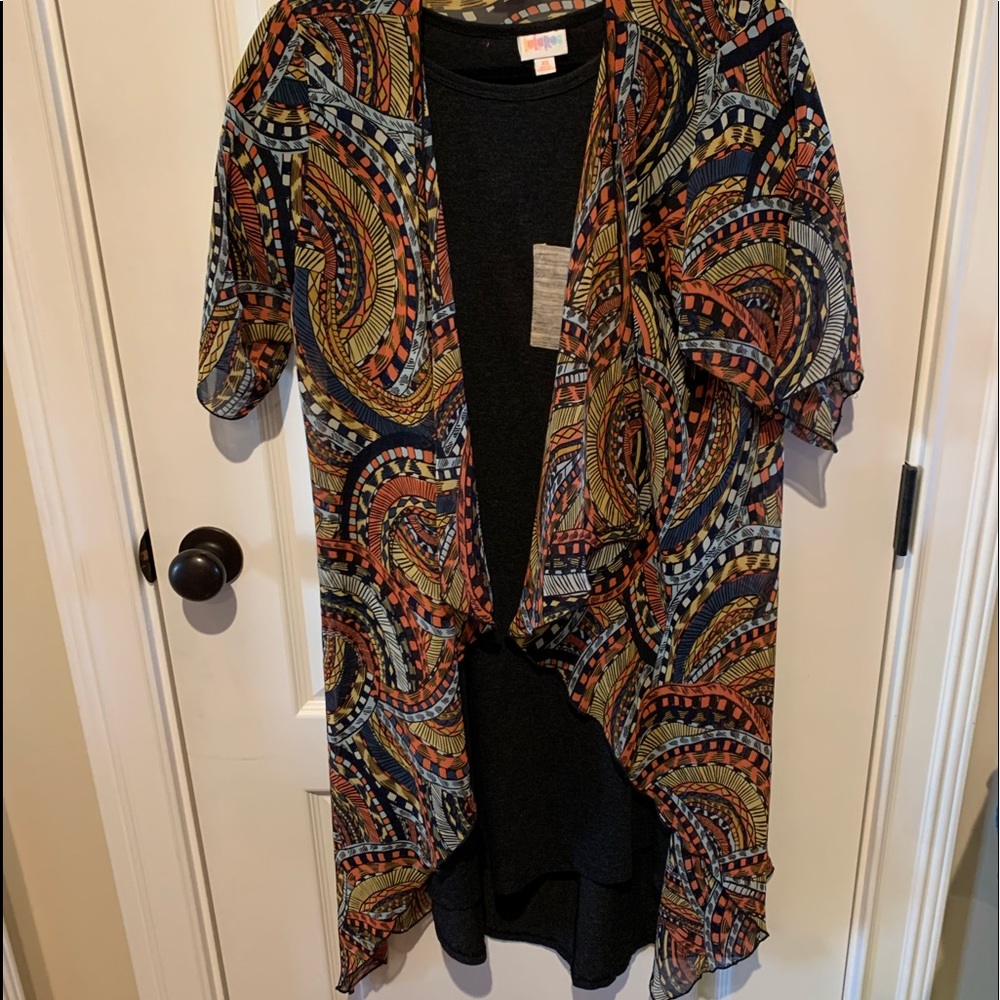 Lula Roe kimono and shirt dress